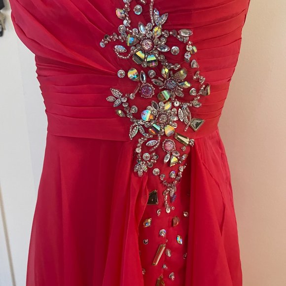 BLUSH by Alexia Designs Pink Prom Dress Size 12 Evening Dress Short/Long Gown - Picture 5 of 15